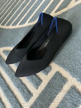 ROTHY’S Black The Point Shoes 8